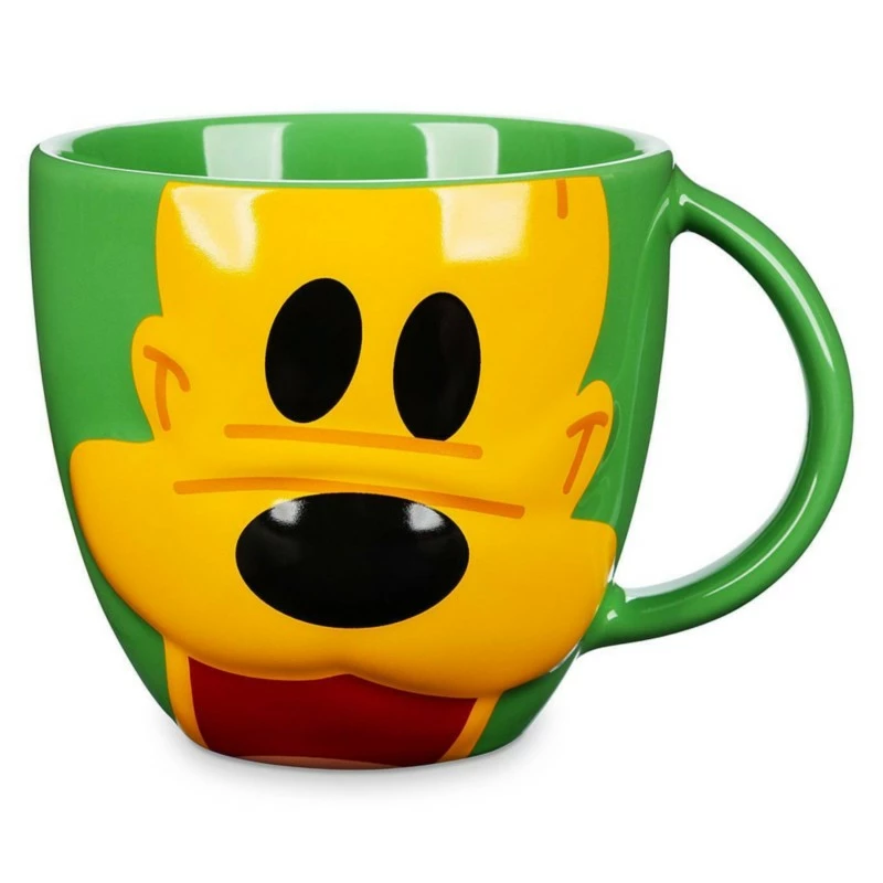 Disney Parks Mouseware Pluto Face 3D Ceramic Mug 1 Disney Parks Mouseware Pluto Face 3D Ceramic Mug