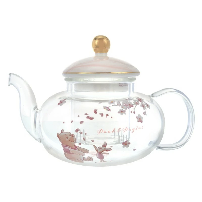 Winnie The Pooh And Piglet Sakura Teapot 1 Winnie The Pooh And Piglet Sakura Teapot