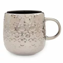 Mickey Mouse Silver-Toned Motif Mug