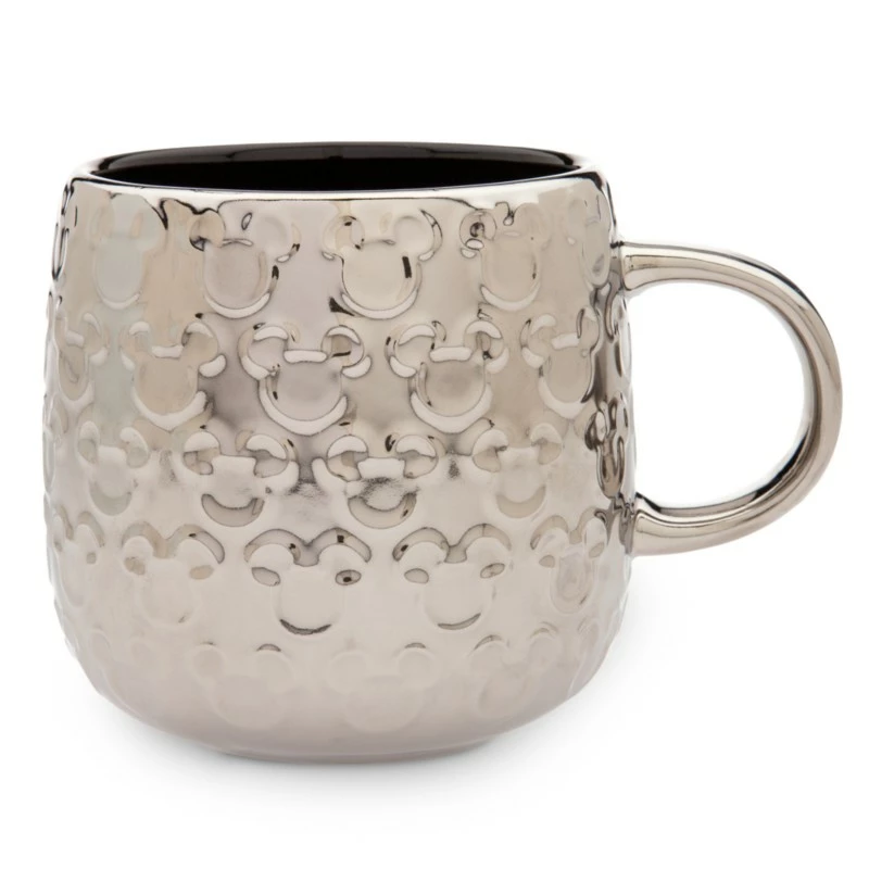 Mickey Mouse Silver-Toned Motif Mug 1 Mickey Mouse Silver-Toned Motif Mug
