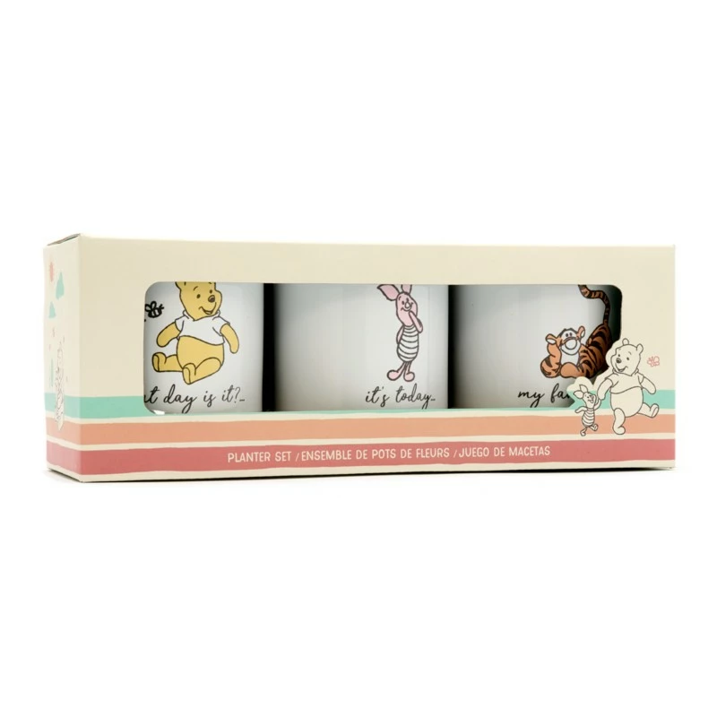 Winnie The Pooh And Friends Plant Pot Set 4 Winnie The Pooh And Friends Plant Pot Set - Image 4