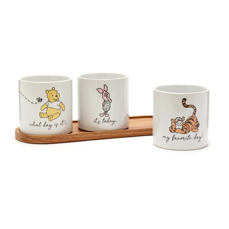 Winnie The Pooh And Friends Plant Pot Set 1 Winnie The Pooh And Friends Plant Pot Set