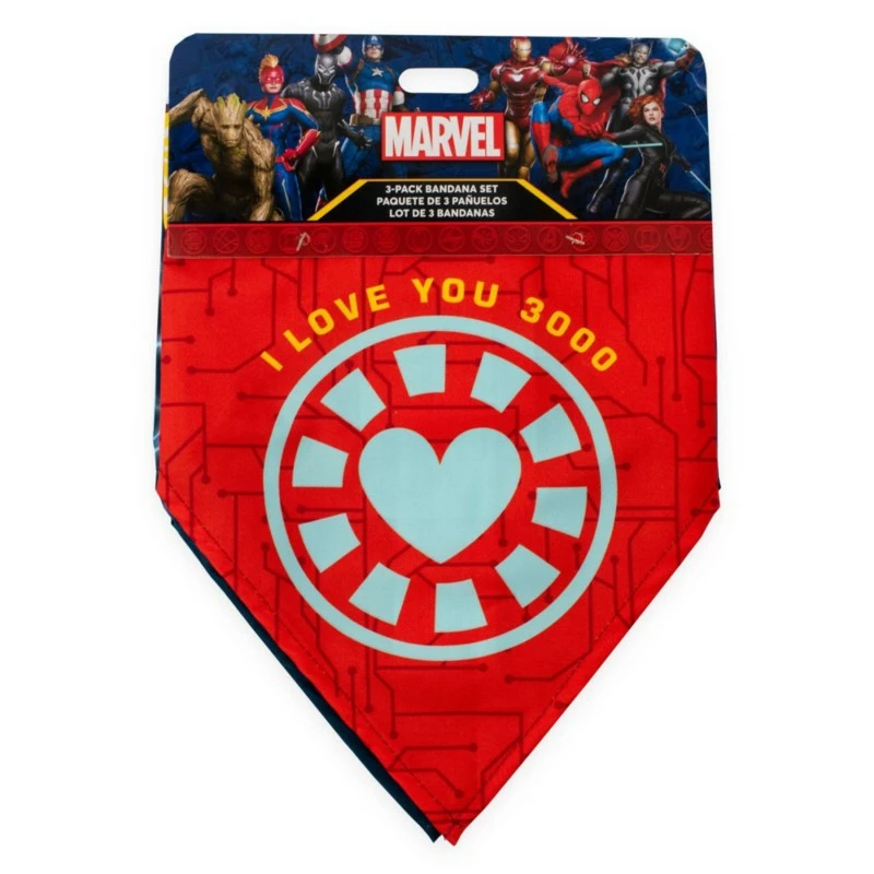 Marvel Bandana Set For Pets 1 Marvel Bandana Set For Pets