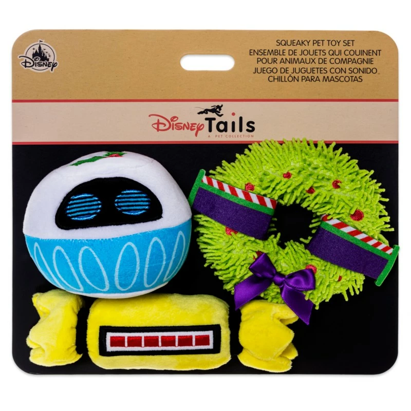 Pixar Holiday Squeaky Pet Toy Set 3 Pixar Holiday Squeaky Pet Toy Set - Image 3