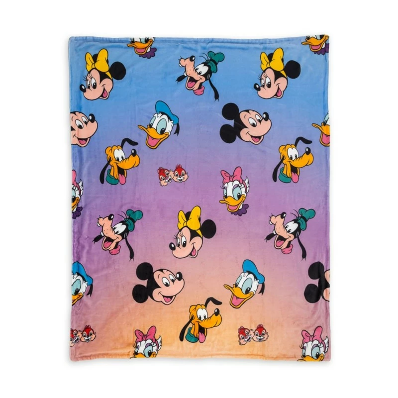 Mickey Mouse And Friends Reversible Fleece Throw 1 Mickey Mouse And Friends Reversible Fleece Throw