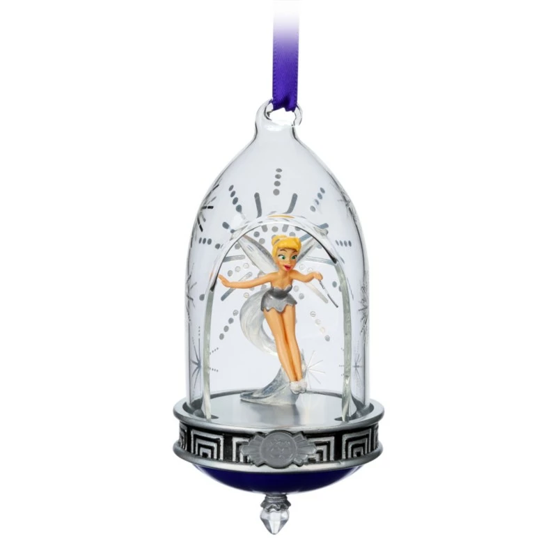 Tinker Bell Disney100 Celebration Glass Dome Sketchbook Hanging Ornament 1 Tinker Bell Disney100 Celebration Glass Dome Sketchbook Hanging Ornament