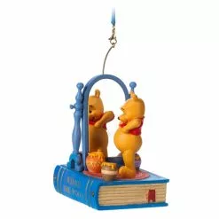 Winnie The Pooh Singing Living Magic Sketchbook Ornament -WhimsyWears Shop 465062912430 2