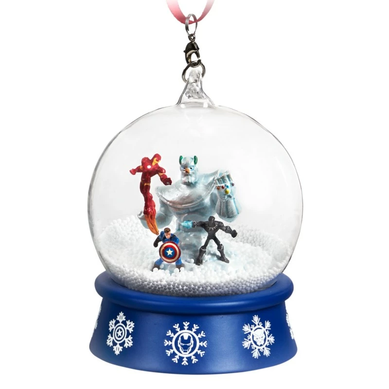 Marvel's Avengers Mini Snow Globe Sketchbook Ornament 1 Marvel's Avengers Mini Snow Globe Sketchbook Ornament