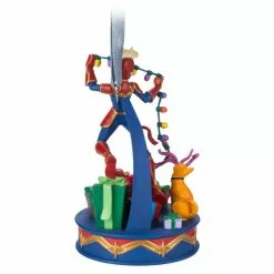 Captain Marvel Light-Up Living Magic Sketchbook Ornament -WhimsyWears Shop 465063296546 2