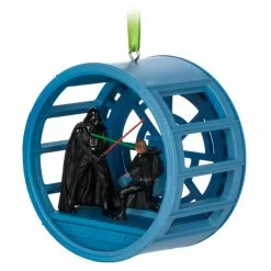 Darth Vader And Luke Skywalker Hanging Ornament, Star Wars -WhimsyWears Shop 465063299363 2