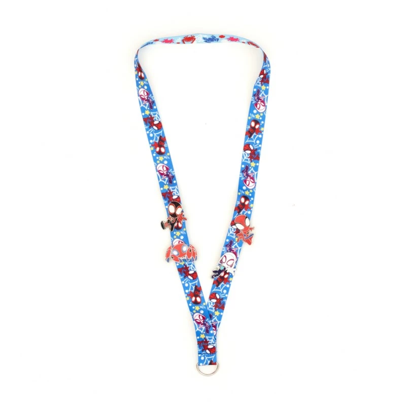 Spidey And His Amazing Friends Lanyard And Pins Set 1 Spidey And His Amazing Friends Lanyard And Pins Set