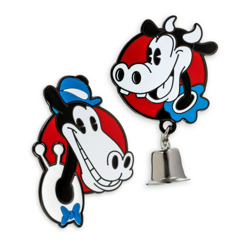 Clarabelle Cow And Horace Horsecollar Limited Release Pin Set - Disney100 1 Clarabelle Cow And Horace Horsecollar Limited Release Pin Set - Disney100