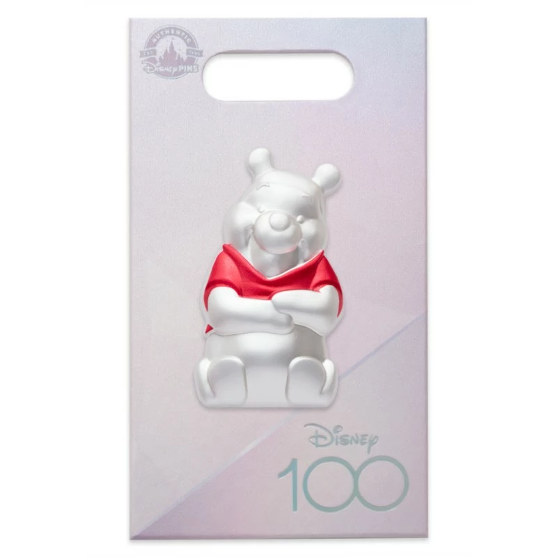 Winnie The Pooh Platinum Celebration Pin - Disney100 2 Winnie The Pooh Platinum Celebration Pin - Disney100 - Image 2