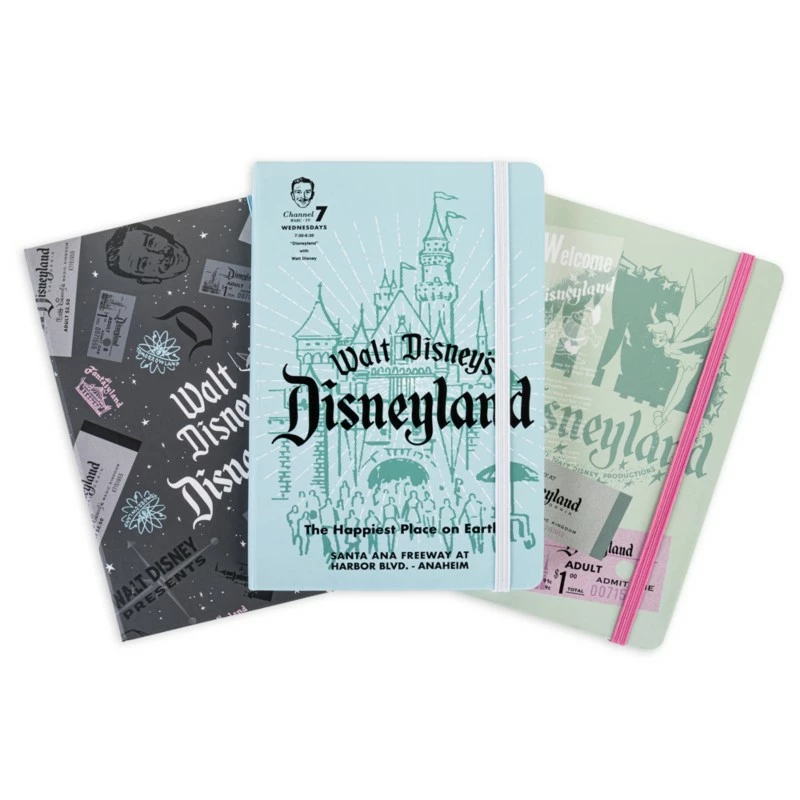 Walt Disney's Disneyland Journal Set, 3-Pc. - Disney100 1 Walt Disney's Disneyland Journal Set, 3-Pc. - Disney100
