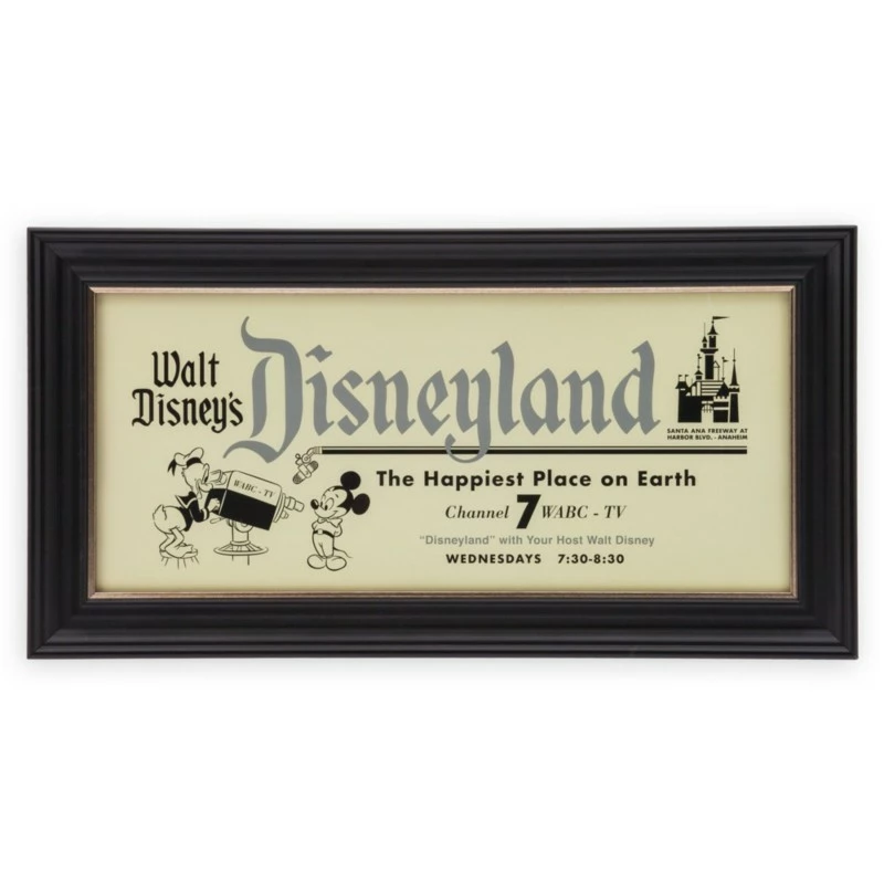 Walt Disney's Disneyland Framed Art - Disney100 1 Walt Disney's Disneyland Framed Art - Disney100