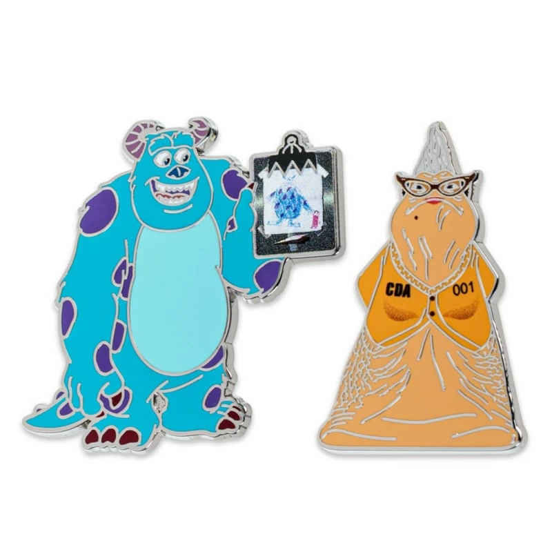 Sulley And Roz Pin Set, Monsters, Inc. 1 Sulley And Roz Pin Set, Monsters, Inc.