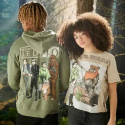 Star Wars: Return Of The Jedi 40th Anniversary Fleece Sweatshirt For Adults -WhimsyWears Shop 5201048780247M 2