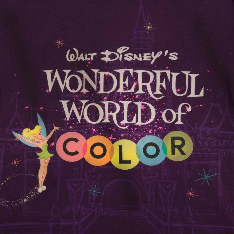 Tinkerbell, Walt Disney's Wonderful World Of Color T-Shirt For Adults - Disney100 2 Tinkerbell, Walt Disney's Wonderful World Of Color T-Shirt For Adults - Disney100 - Image 2