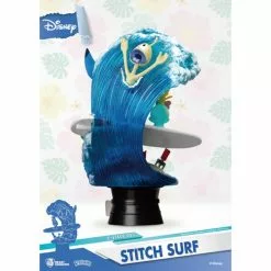 Stitch Surf Summer Series Figurine, Beast Kingdom -WhimsyWears Shop 710495550671 2