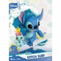 Stitch Surf Summer Series Figurine, Beast Kingdom -WhimsyWears Shop 710495550671 4