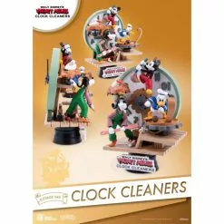 Mickey And Friends Clock Cleaners Figurine, Beast Kingdom 5 Mickey And Friends Clock Cleaners Figurine, Beast Kingdom -WhimsyWears Shop 710586068221 2