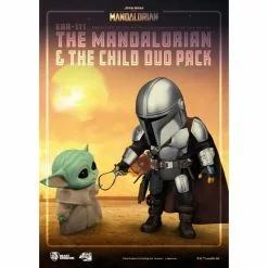 The Mandalorian & The Child Duo Pack Figurine, Beast Kingdom -WhimsyWears Shop 711061145772 3