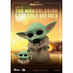 The Mandalorian & The Child Duo Pack Figurine, Beast Kingdom -WhimsyWears Shop 711061145772 4