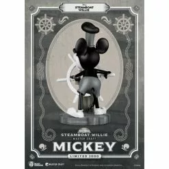 Steamboat Willie Master Craft Mickey Figurine, Beast Kingdom -WhimsyWears Shop 711203440970 2